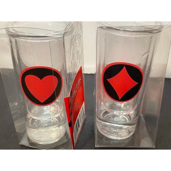 Game Time Freezable Shot Glass poker party drinking favor heart diamond - Picture 5 of 6